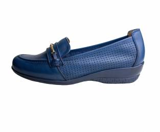 Borovo Comfort, Kožna ženska cipela, Tamno plava