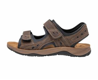Men's sandals, Brown