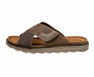 Men's slippers, Brown